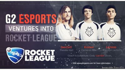 G2 Esports открыла подразделение Rocket League