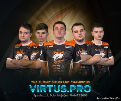 Virtus.pro становятся двукратными чемпионами The Summit